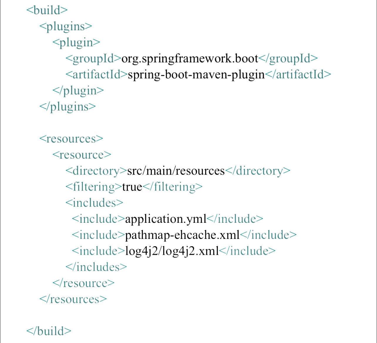 java pom.xml配置指定文件打入jar包及springboot替代web.xml解决办法